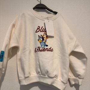 Zara Cream Bluey & Friends Sweatshirt